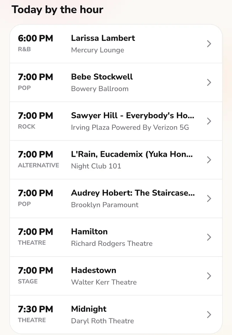 Today by the hour: the event agenda